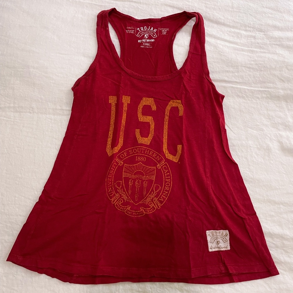 The Retro Brand USC, University of Southern California Trojan Tank Top
